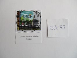 Voll OrtErsttagsstempel 25 Jahre Babyfenster C Einsiedeln