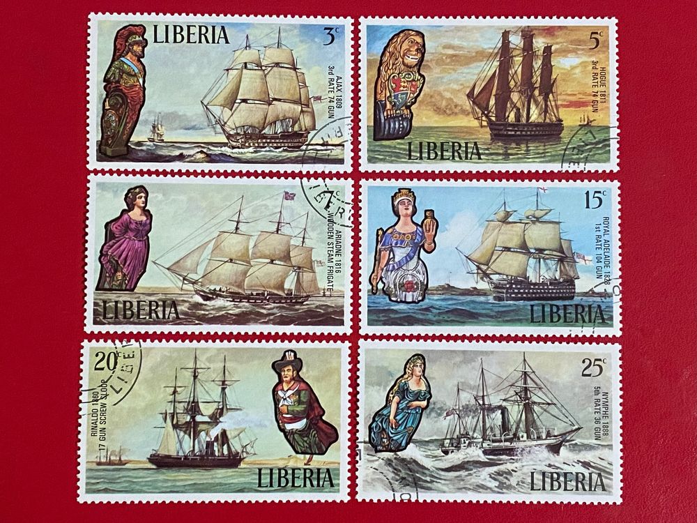 Lot De 50 Timbres Du Liberia – Divers Motifs – Pour Collectionneurs – Qualité Prophila