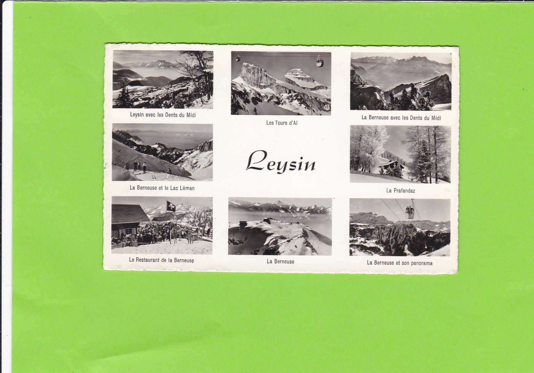 Cartoline postali: Leysin – Usato da St. Peterzell venduto da neckertal