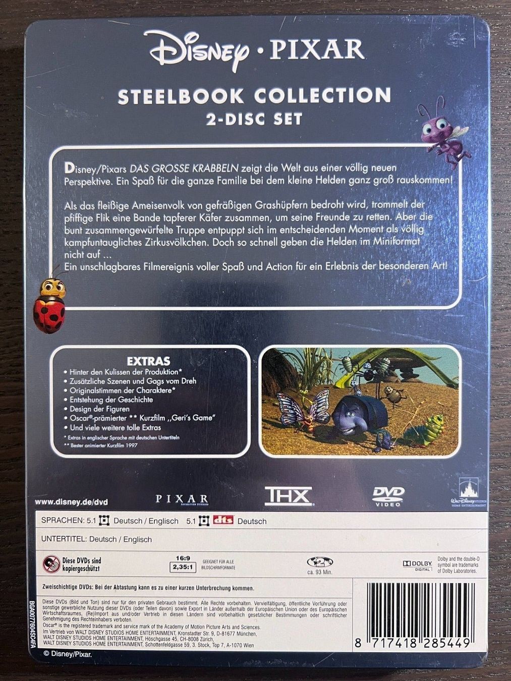 Tutti i DVDs: Das grosse Krabbeln (Steelbook) – Usato da Zürich venduto da FilmFreunde 1