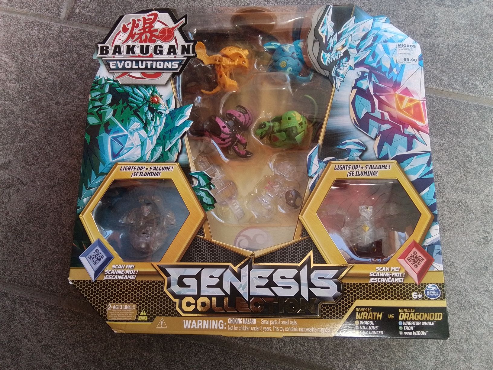 Figurines: Bakugan Evolutions Genesis Collection Wrath vs Dragonoid – Neuf avec emballage d'origine à Niederbipp par Moov2009