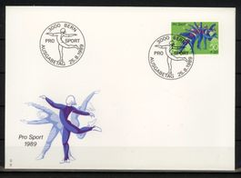 1989, FDC, Sonderausgaben, Pro Sport