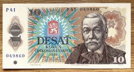 10 Korun Tschechoslowakei 1986!!! Top Zustand!!!