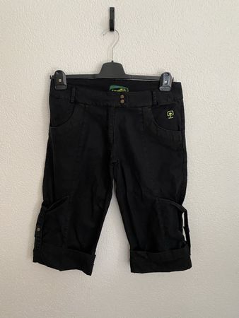 Pantalon skateboard femme KanaBeach Biologik noir taille 42