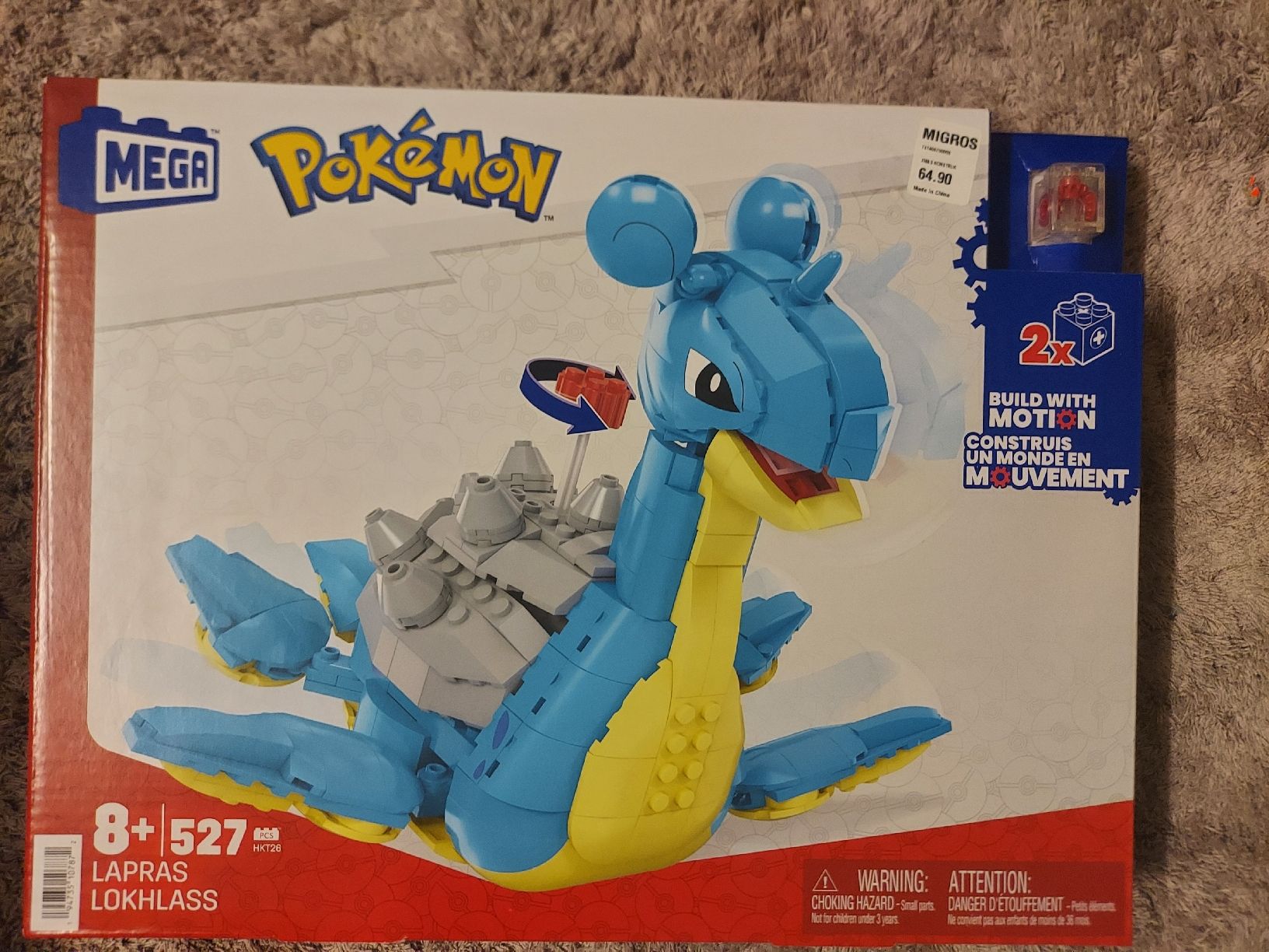 Mega Kit di costruzioni: Mega construx Pokémon Lapras NEU – Nuovo e nell'imballaggio originale da Altishofen venduto da