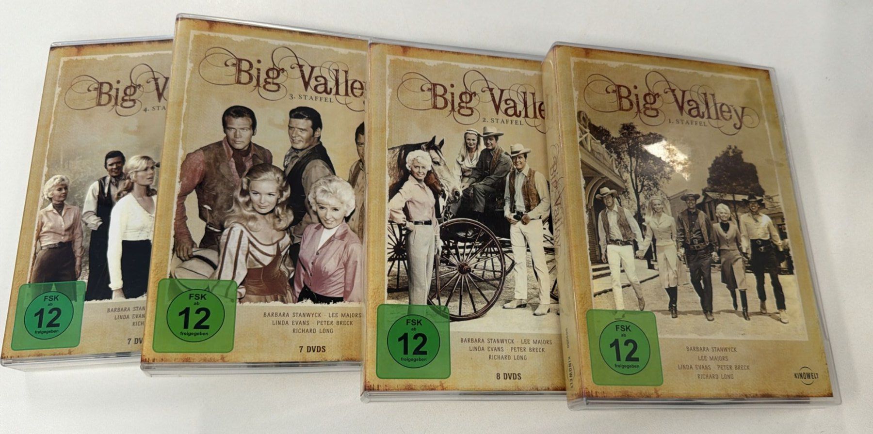 Alle DVDs: BIG VALLEY DIE KOMPLETTE  1.2.3.4.  DVDS – Gebraucht aus Zürich von freioccasionen