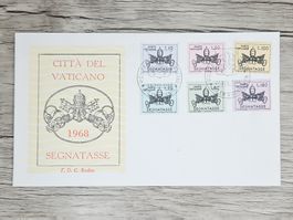 CL05 Enveloppe + Timbre Poste Vaticane 1968
