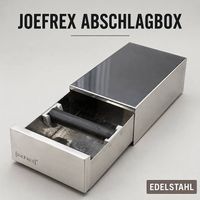 Abschlagbox von JoeFrex aus Edelstahl.