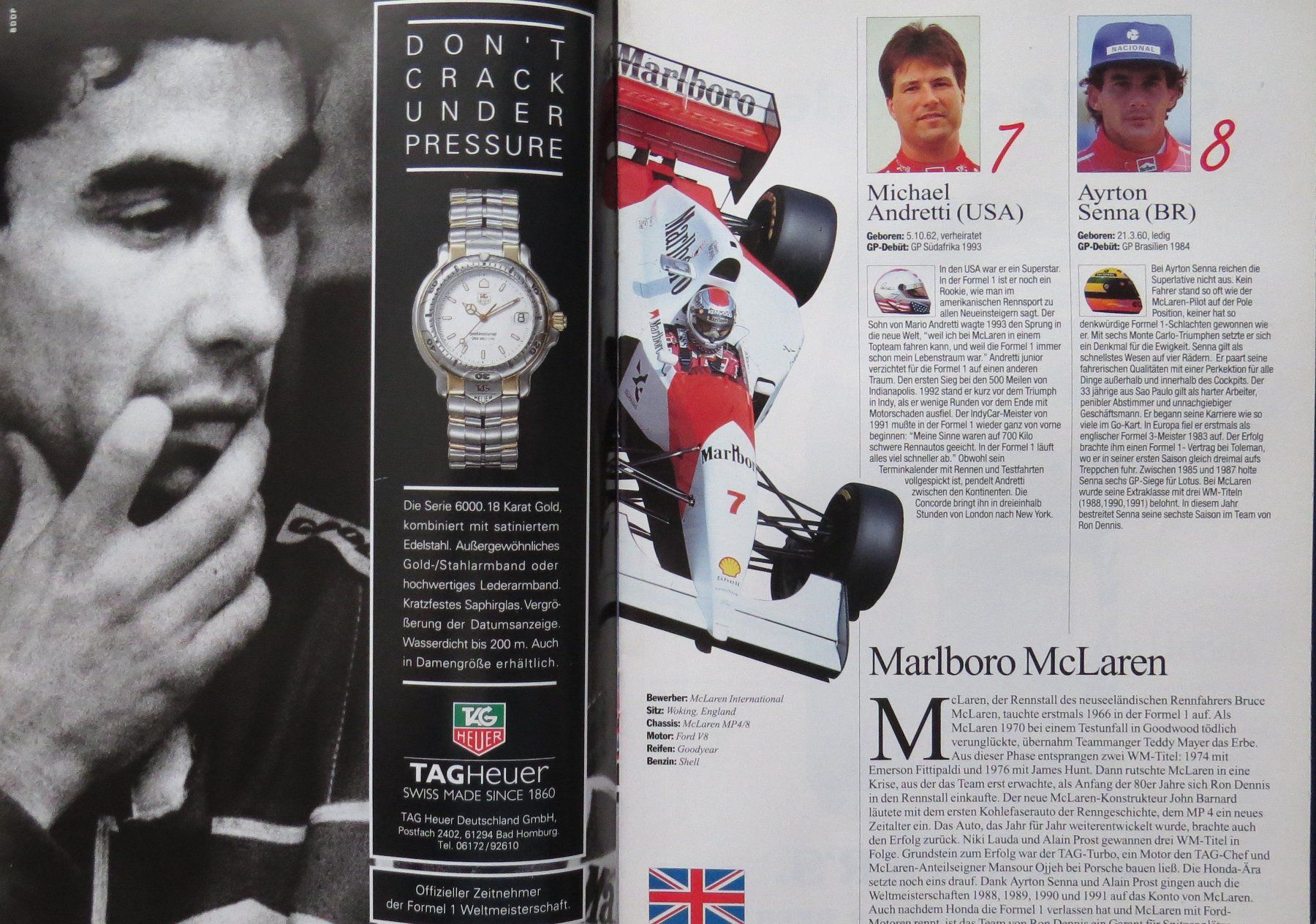Documenti: Programm Formel 1 in Hockenheim von 1993 – Usato da Ettingen venduto da campione_1 1