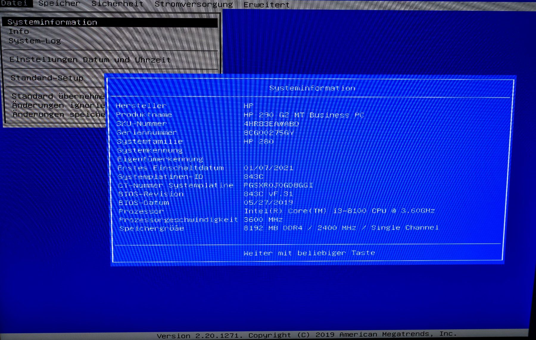 Hewlett Packard PCs: HP 290 G2 MT Businnes PC – Gebraucht aus Arbon von Saigon2 3