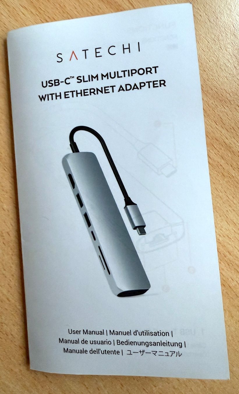 Satechi Unità & Adattatore: SATECHI UBS-C Multiport Slim adapter avec ethernet -NEU!! – Nuovo e nell'imballaggio originale da Veyrier venduto da Szurkemaci 3
