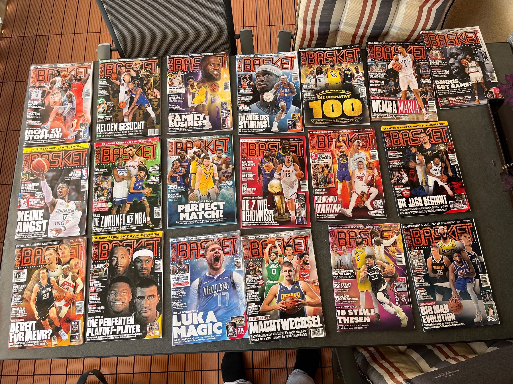 Riviste & Magazine: 19 Basketball Hefte – Usato da Brunnen venduto da Bonitoman