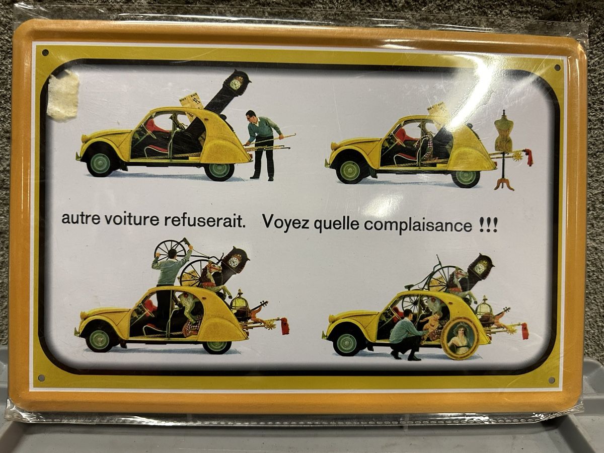 Schilder: Citroen 2 cv Oldtimer Classic  – Neu (gemäss Beschreibung) aus Reinach AG von rares75
