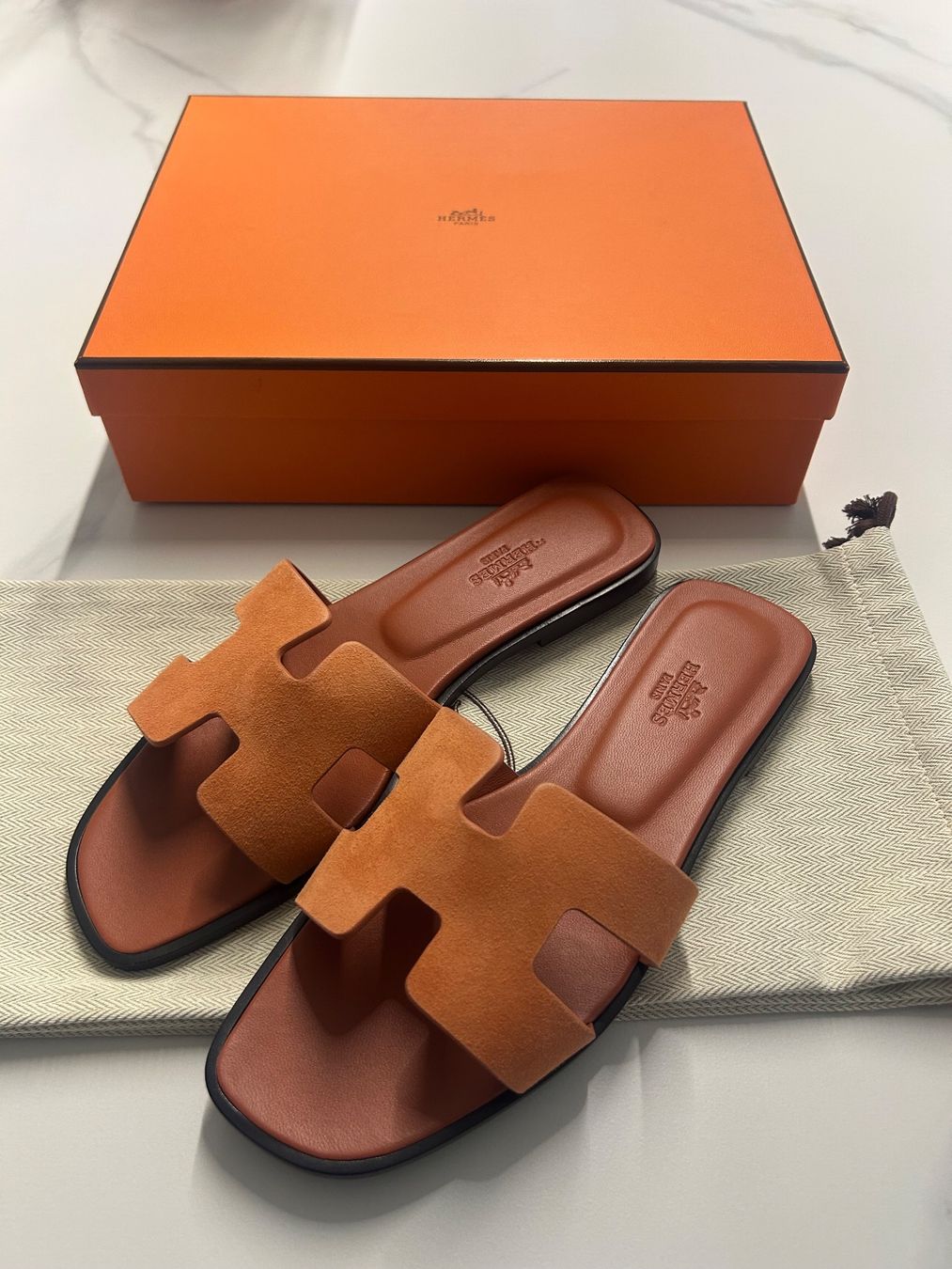 Hermès Damenschuhe: Hermès Oran Sandalen – Neu (gemäss Beschreibung) aus Oberengstringen von miks95
