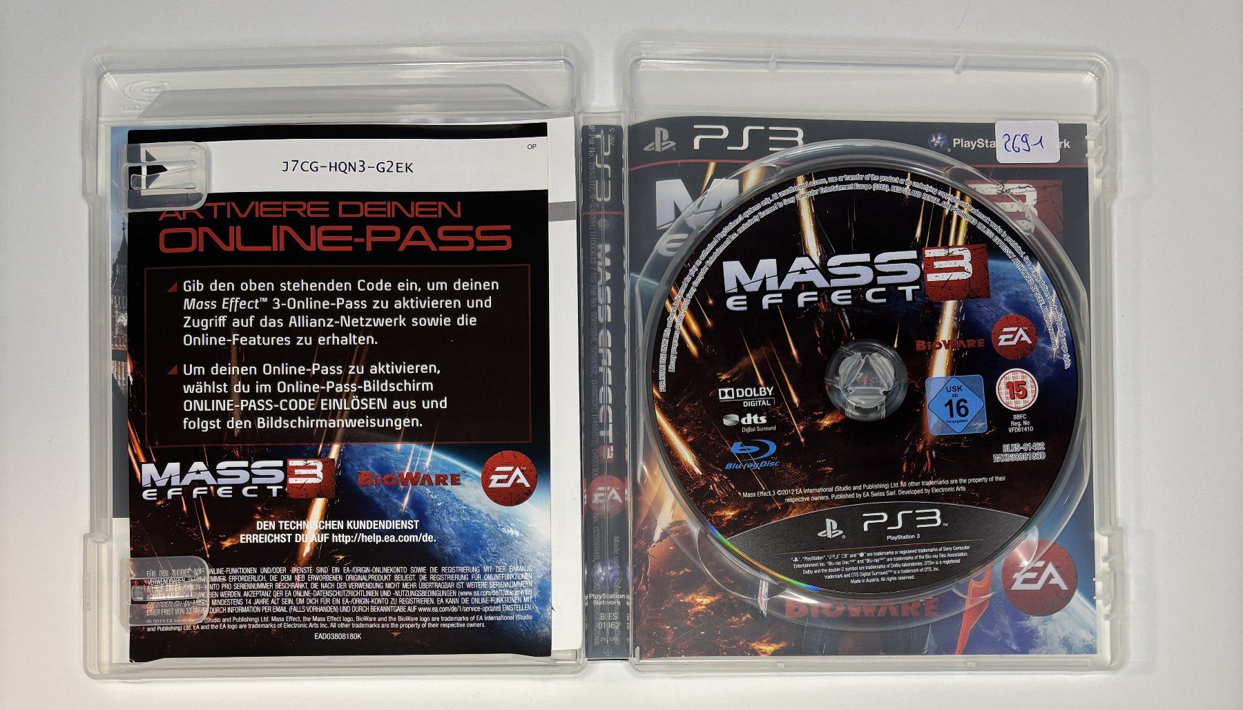 Jeux: PS3 - Mass Effect 3 – D'occasion à Allschwil par Bullach 1