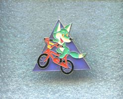 Bankverein  Fuchs Velofahrer