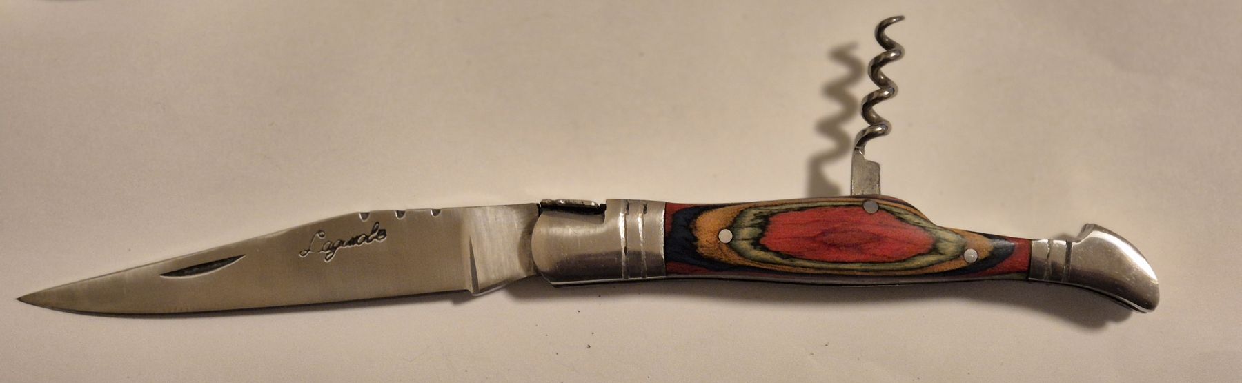 Laguiole Coltelli tascabile: Couteau Laguiole authentique avec tire-bouchon – Usato da Genève venduto da BKYB 4