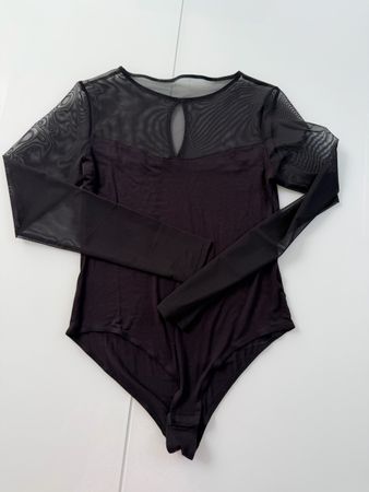 Body transparent Langarm Grösse M guter Zustand