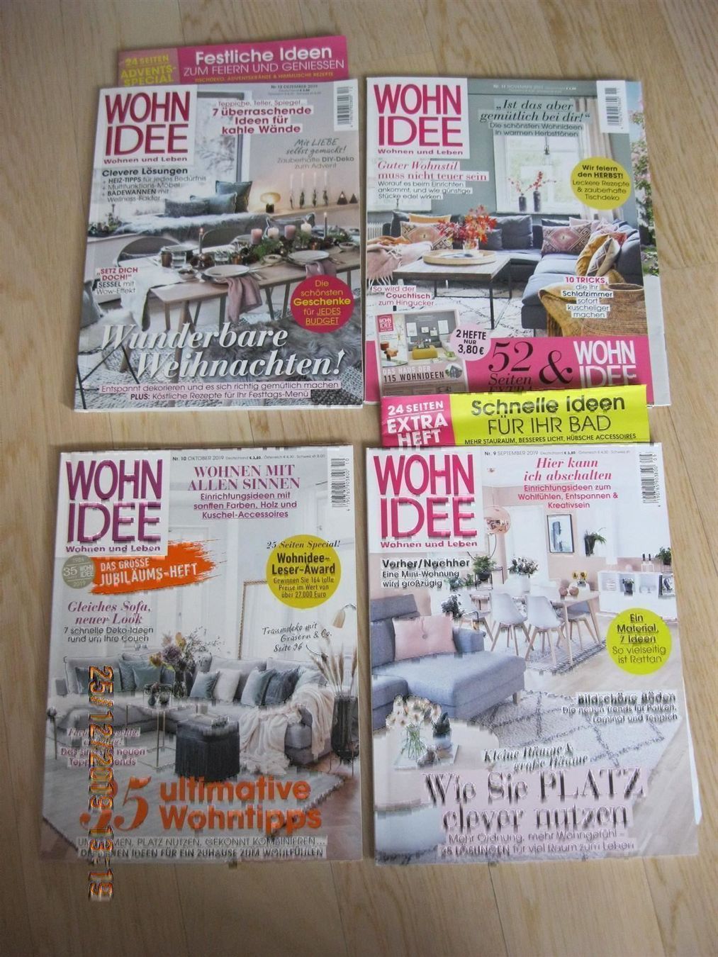 Riviste & Magazine: Wohnidee September bis Dezember 2019 – Nuovo (secondo la descrizione) da Affoltern am Albis venduto da Sabinezc