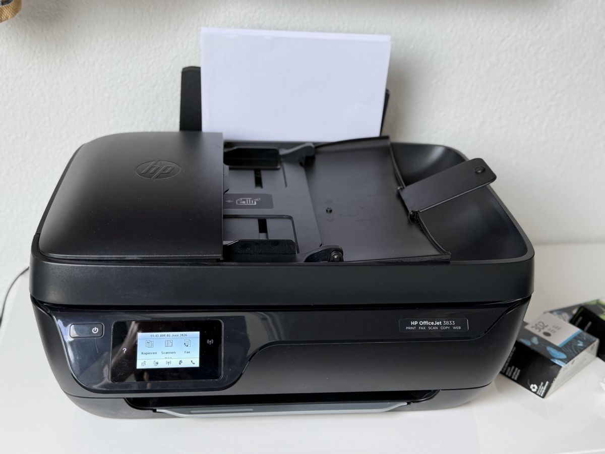 Stampanti: HP OfficeJet 3833 All-in-One-Drucker – Usato da Steinen venduto da LaBelle16