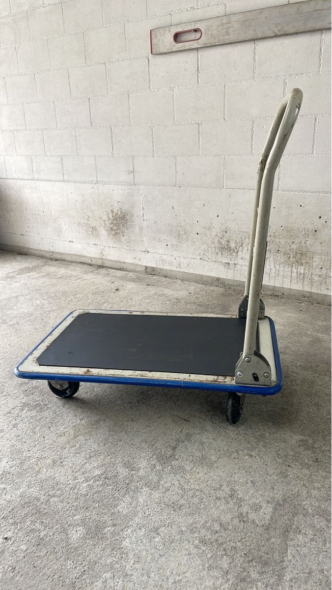 Plattformwagen 4 Räder Sackkarre mit Drehgelenk und fixiert für 360 Plattformwagen 4 Räder Sackkarre mit Drehgelenk und fixiert für 360