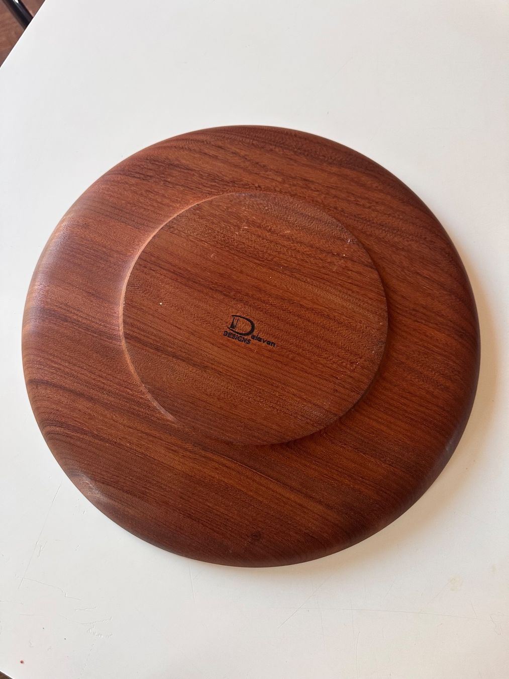 Servierplatten: Plat en teck vintage Delavan Designs 1960 – Gebraucht aus Lausanne von jul_v9ht 2