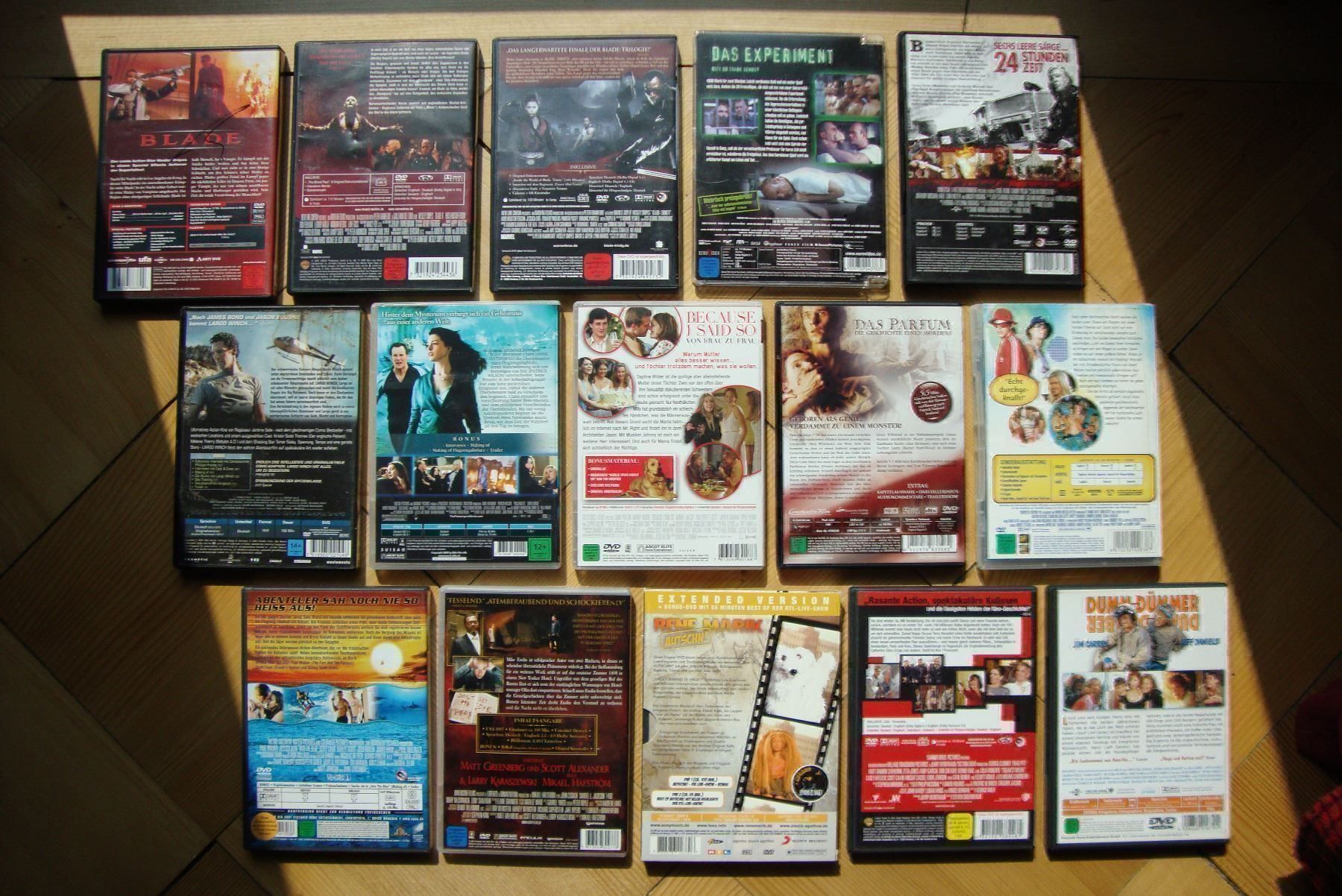 Alle DVDs: MEGA-CHANCE: PAKET mit 15 TOP-FILMEN – Gebraucht aus Bern von carola31 2