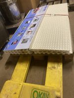 Lochwand Kränzle weiss 120x40 cm Metall gebraucht