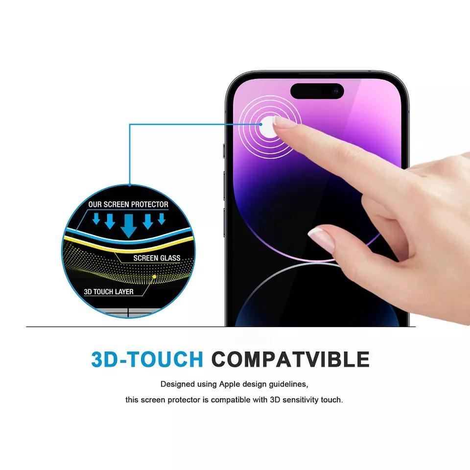 Cover & Protezioni schermo: 3D Antispy Panzerglas iPhone 14 Pro Max – Nuovo e nell'imballaggio originale da Zürich venduto da Store-247 4
