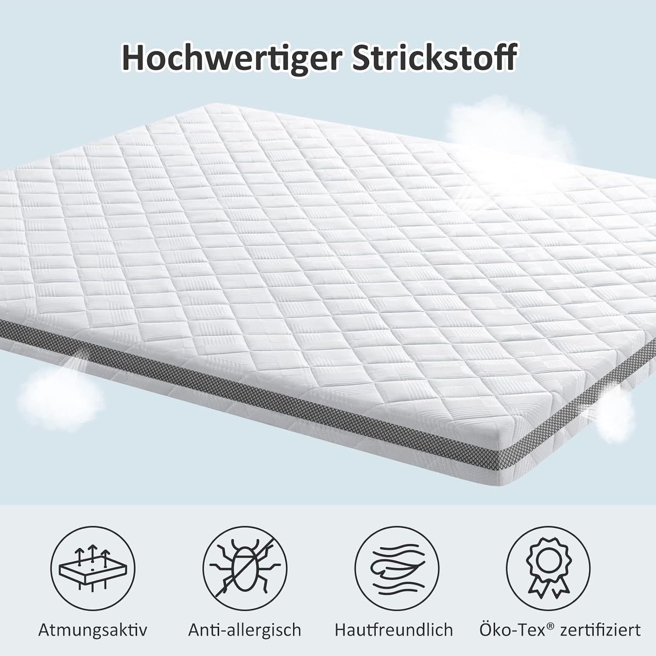 Matratzen: Fester Topper, 200 x 140 cm, fast neu – Neu (gemäss Beschreibung) aus Bern von eziman200 4