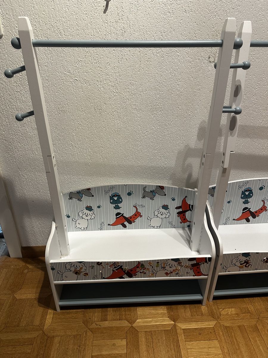 Micasa Guardaroba: 2x Kindergarderobe Children's Wardrobe, Kleiderständer – Usato da Thalwil venduto da klaudiamusiol 2