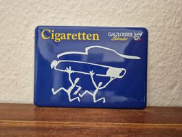 Emailschild Gauloises Cigaretten Logo Emaille Schild Reklame