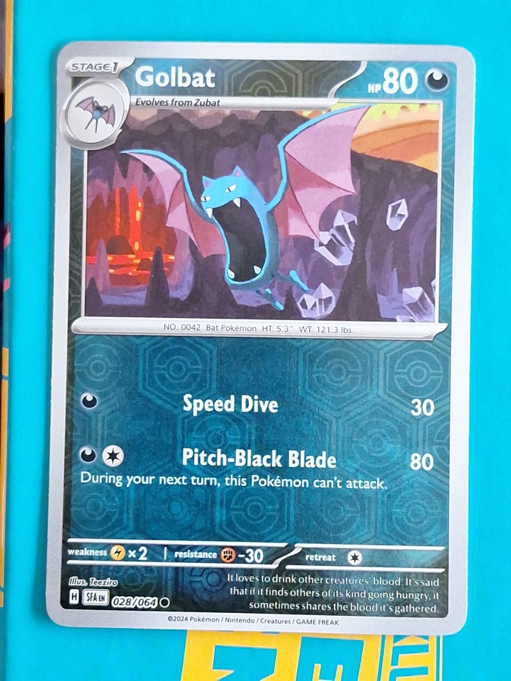 Pokémon Carte collezionabili: Golbat - Reverse Holo - Pokemon Shrouded Fable – Usato da Altstätten SG venduto da GGsGameshop