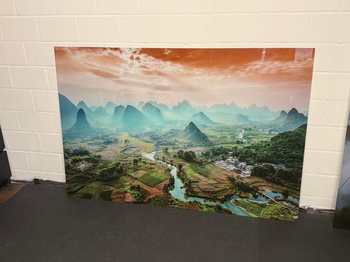 Posters & Illustrations: Glasbild Landschaft 150x100cm – D'occasion à Liestal par Xenias01 1