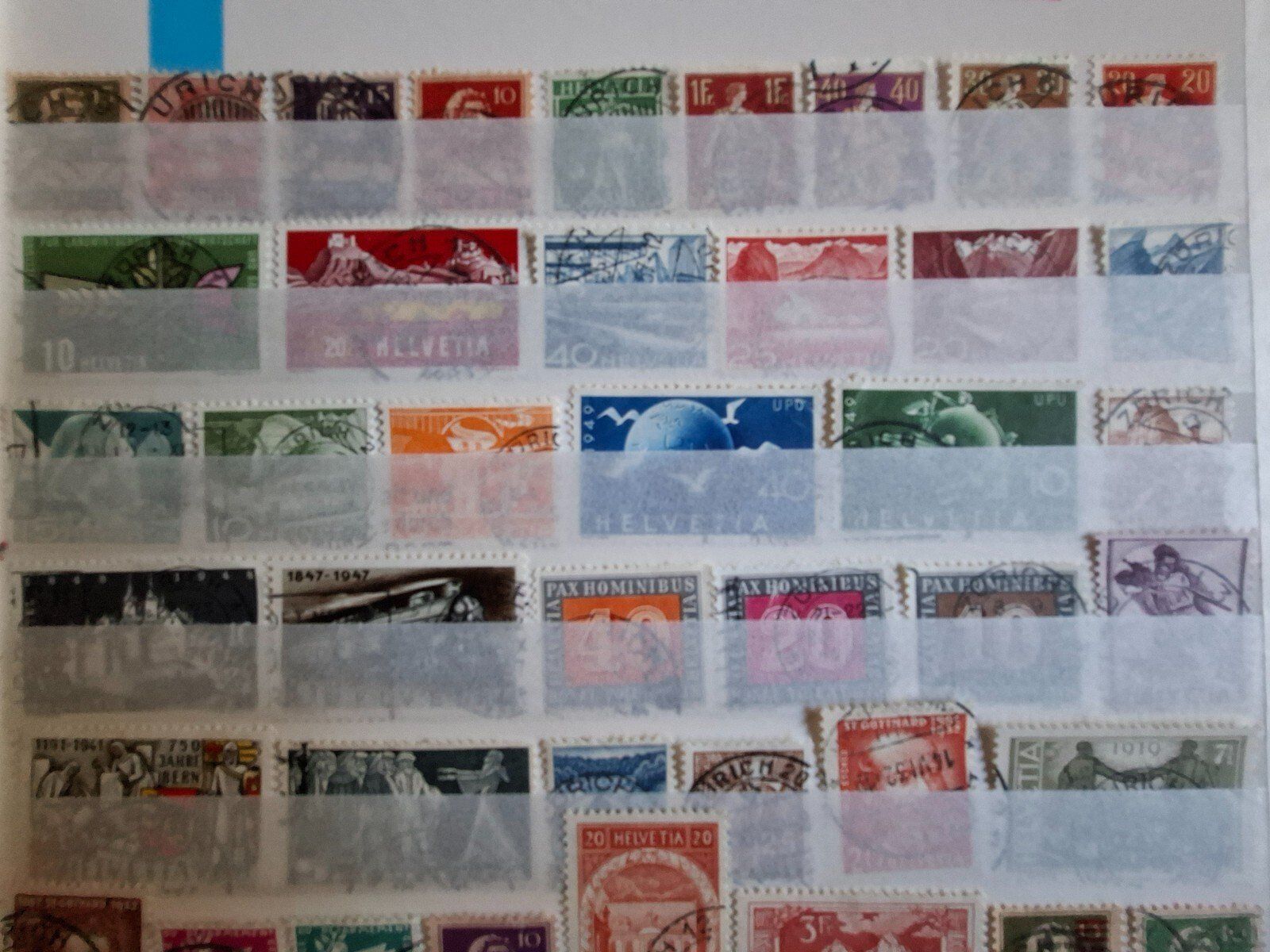 Tutti i francobolli: 69 Schweizer Briefmarken mit Stempel "Zürich" – Usato da Frauenfeld venduto da Interessent1 1