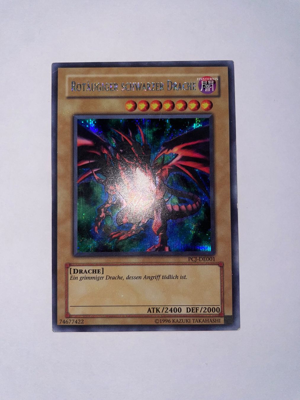 Yugioh Carte collezionabili: PCJ Prismatic Secret Rare | Rotäugiger schwarzer Drache – Nuovo (secondo la descrizione) da Altstätten SG venduto da ChangeMaker 1
