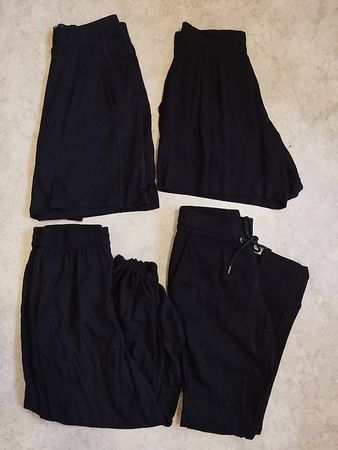 Verschiedene Stoffhosen kurz und lang, Grösse S