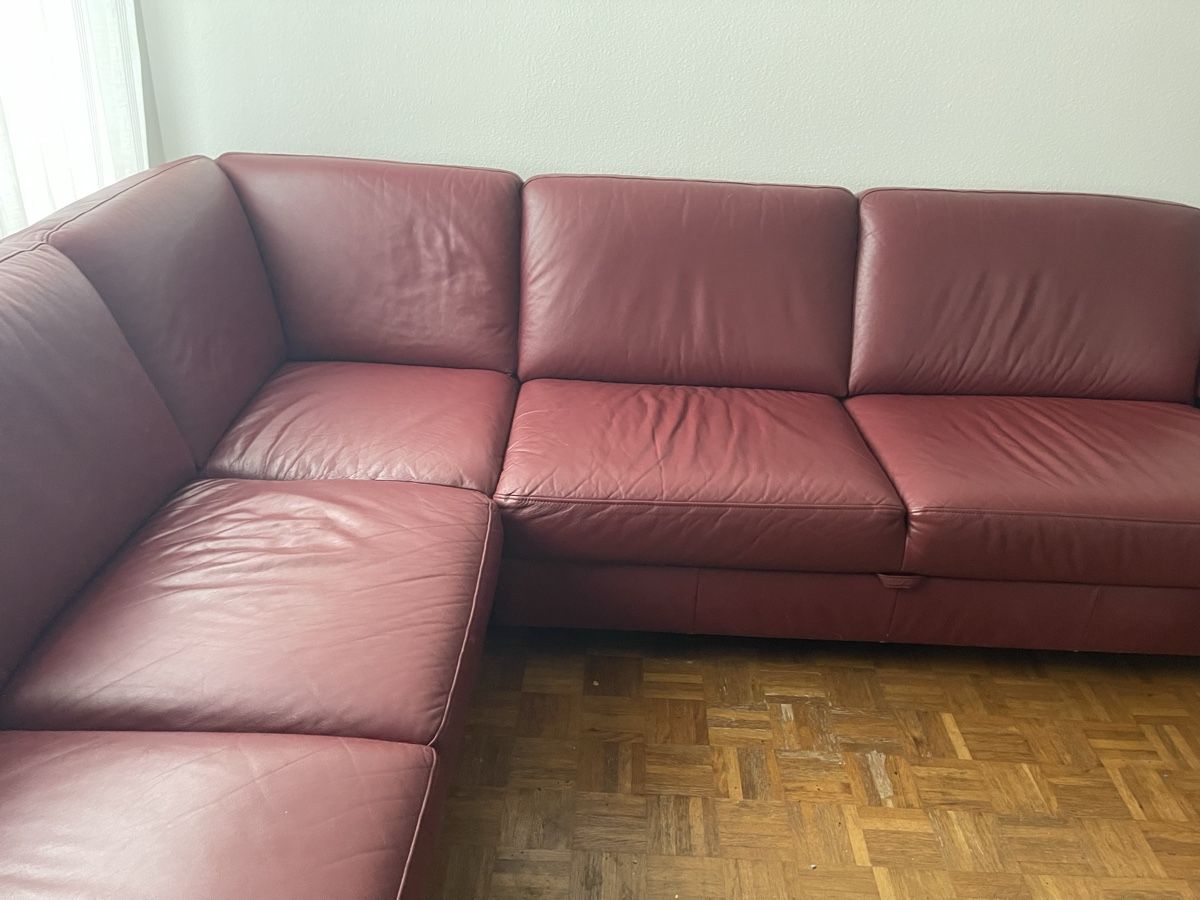 Sofas: Ledersofa / Ecksofa – Gebraucht aus Dübendorf von JP-1126 2