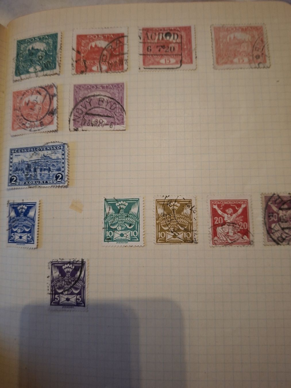 Tutti i francobolli: Briefmarken Hefg eingeklebt / diverses / Ausland  – Usato da Balgach venduto da SIMEON27 2