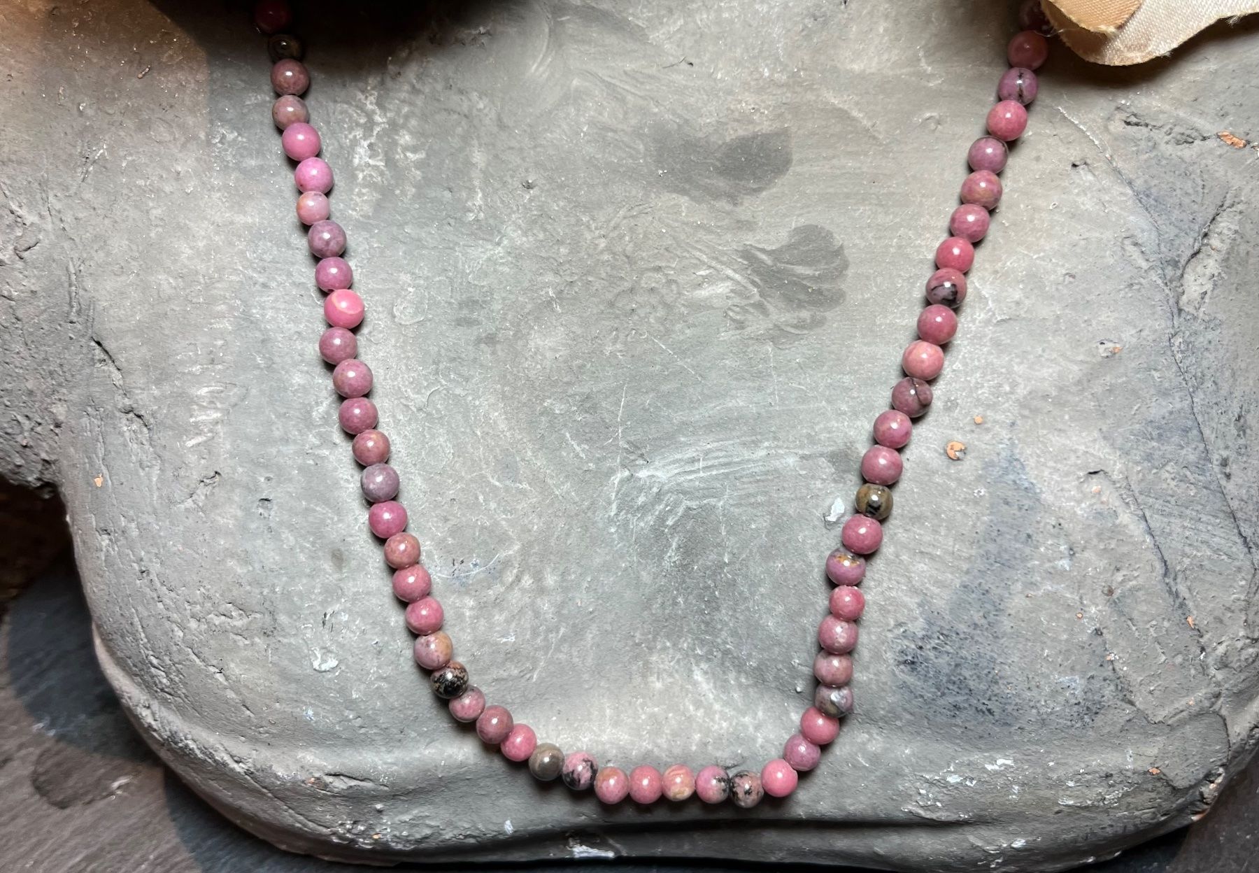 Catenine: Rhodonit Kette – Nuovo (secondo la descrizione) da Diegten venduto da hamofi57 3