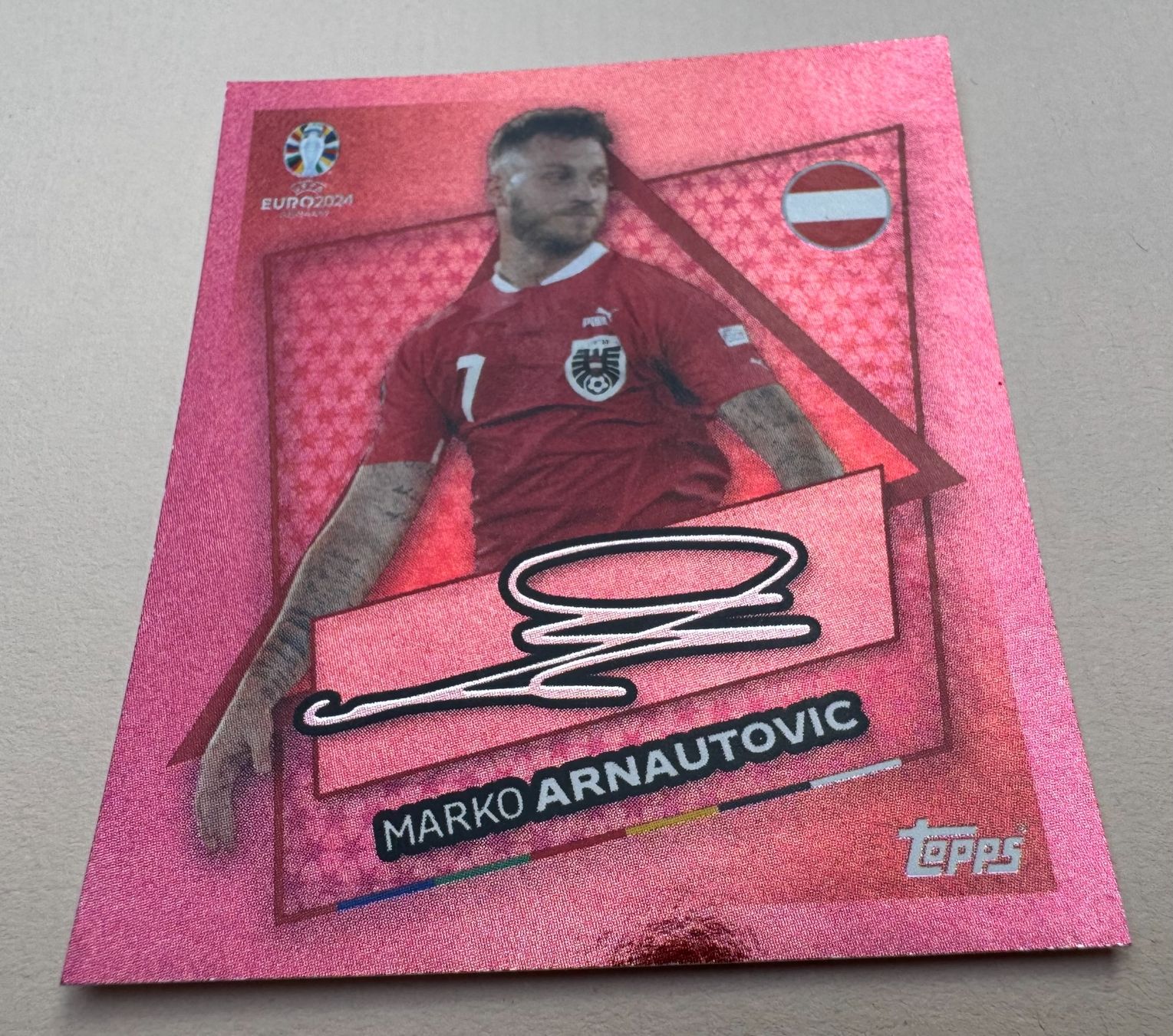TOPPS EM 2024 / AUT SP - MARKO ARNAUTOVIC - Unterschrift (Gebraucht) in ...