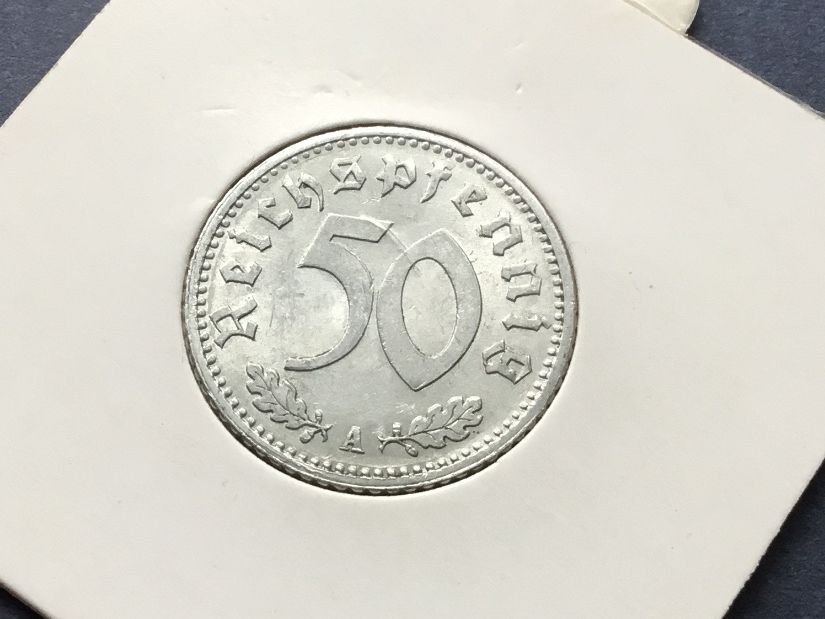 Alle Münzen: 50 Reichspfennig 1935 A. Unzirkuliert – Neu (gemäss Beschreibung) aus St. Margrethen SG von alfapeugeot10 1