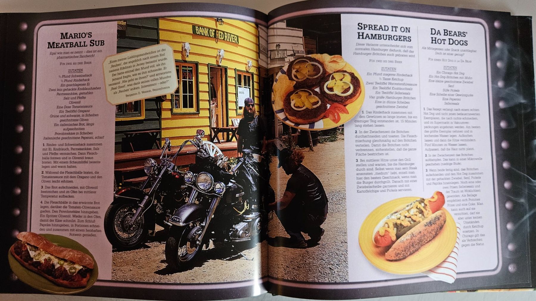 Libri: Das grosse Biker Kochbuch, Owen Rossan – Usato da Basel venduto da True_Hofer_Store 3