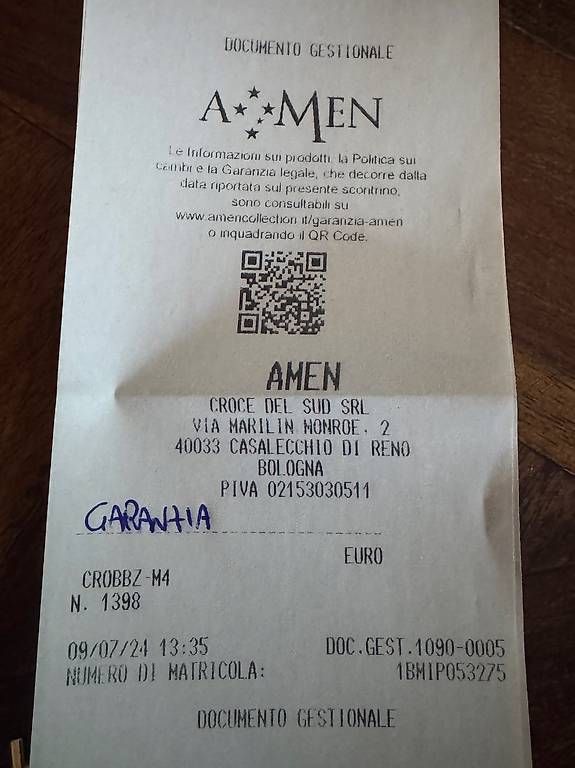 Catenine: Colliers chapelets Amen – Usato da Romanel s/Lausanne venduto da Scav 3