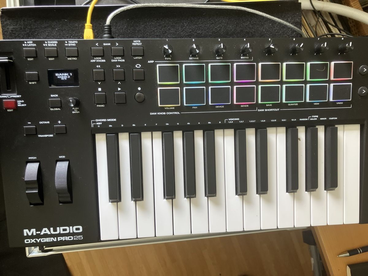 M-Audio Musikinstrumente: M-Audio Oxygen Pro 25 MIDI Controller – Gebraucht aus Birsfelden von GordyB 1