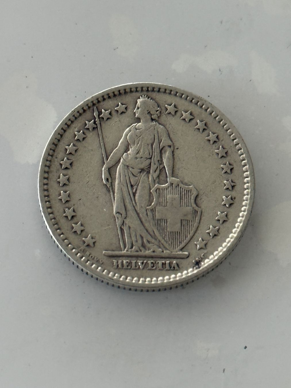 Tutti le monete: 2 Franken 1922  Rar – Usato da Wallisellen venduto da SWISS_SILVER1 1