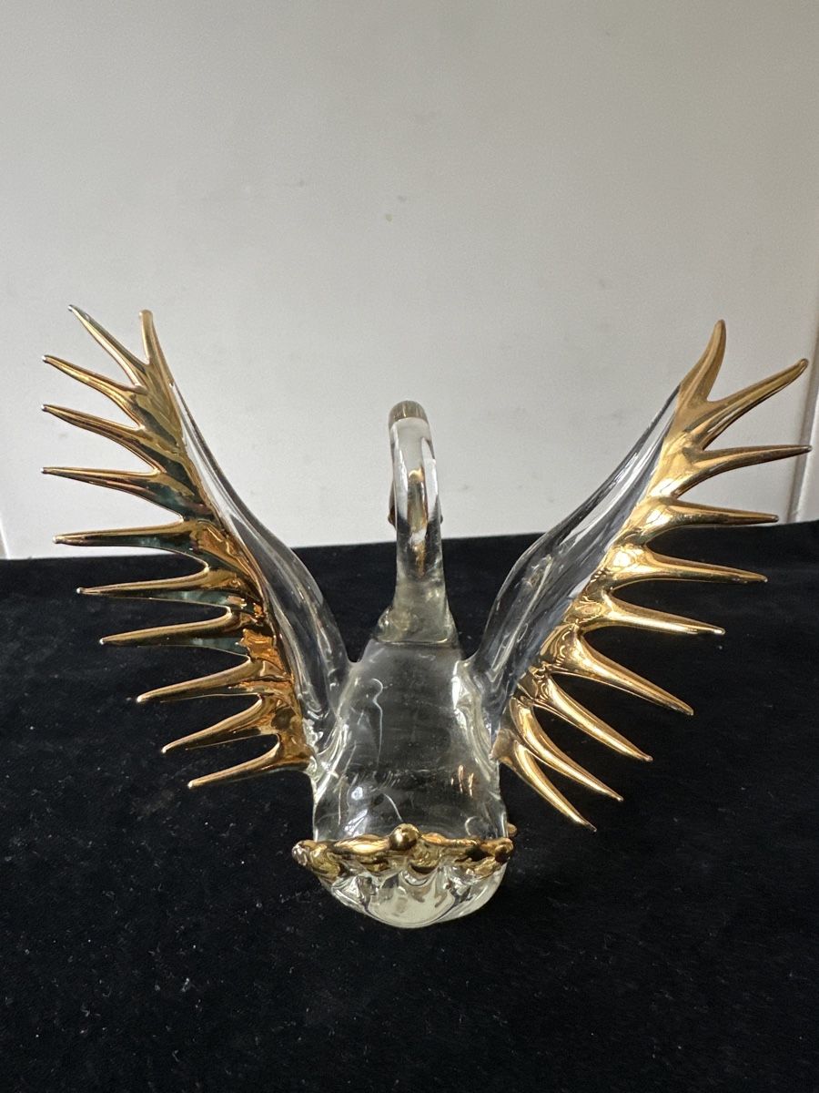 Statuette: Schöner Schwan aus Glas – Usato da Zürich venduto da Chaeffeler 3