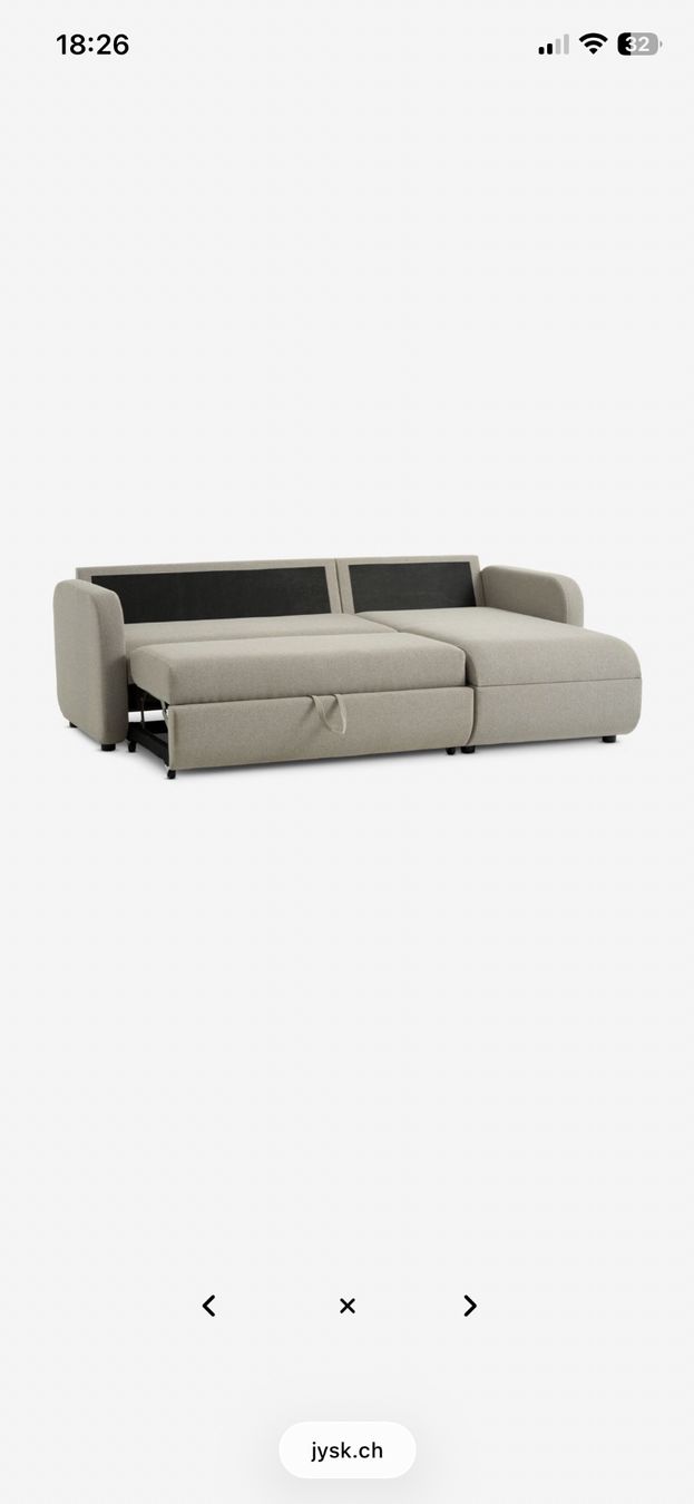 Jysk Sofas: Schlafsofa Stoff Beige – Gebraucht aus Pratteln von duro065 4