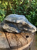 Speckstein /Naturstein, blau-grau strukturiert