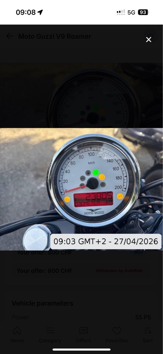 Moto Guzzi Strada: Moto Guzzi V9 Roamer – Usato da Niederweningen venduto da Pyku86 1